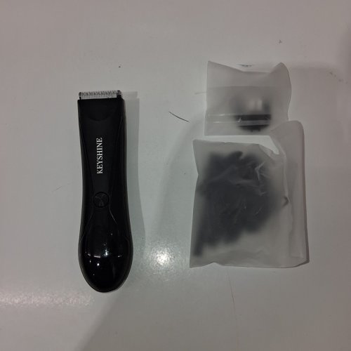 4PC KEYSHINE ELECTRIC GROIN & BODY HAIR TRIMMER - INPUT 5 V; RATED VOLTAGE 3.7 V; RATED POWER 3W - BLACK (MODEL: KE-001) image 3