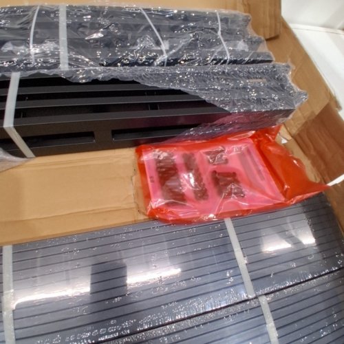 NO BOX SPRING METAL PLATFORM BED FRAME - FULL - BLACK (STYLE: BS3-3F) image 4