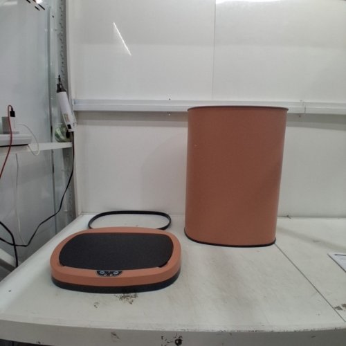 BEST OFFICE OVAL AUTOMATIC TOUCH FREE GARBAGE TRASH CAN - 13GAL - PINK (MODEL: TC-1350R-PINK) image 3