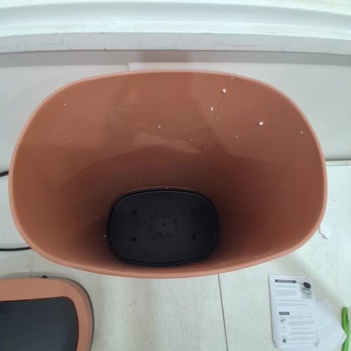 BEST OFFICE OVAL AUTOMATIC TOUCH FREE GARBAGE TRASH CAN - 13GAL - PINK (MODEL: TC-1350R-PINK) image 5