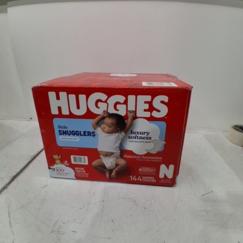 144PK HUGGIES DISNEY BABY LITTLE SNUGGLERS BABY DIAPERS - SIZE NEWBORN (UP TO 10LB) - DISNEY WINNIE THE POOH (MODEL: 55737-N) image 2