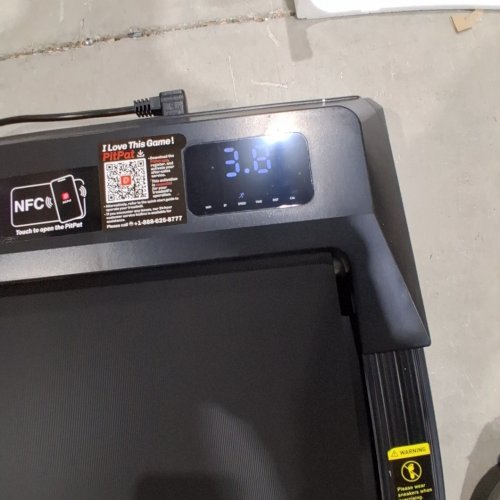 SUPERUN WALKING PAD TREADMILL WITH INCLINE - 3.8MPH - 2.5HP - 300LBS CAP - BLACK (MODEL: BA16-B) image 2