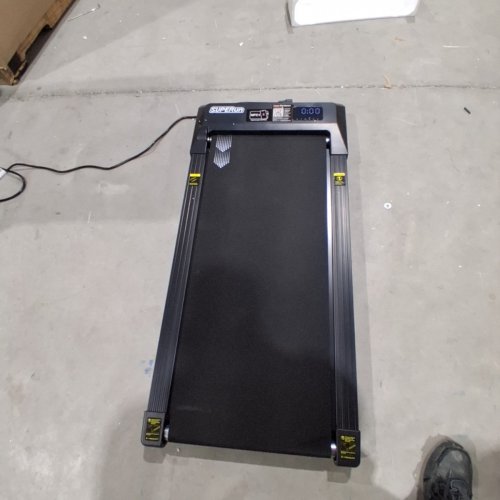 SUPERUN WALKING PAD TREADMILL WITH INCLINE - 3.8MPH - 2.5HP - 300LBS CAP - BLACK (MODEL: BA16-B) image 3
