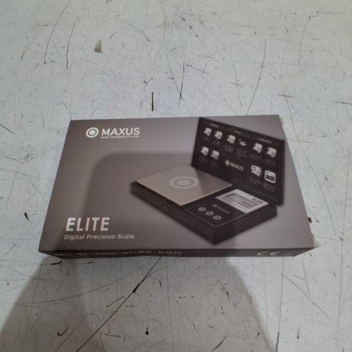 MAXUS ELITE DIGITAL PRECISION SCALE - 500G CAPACITY; 0.01G READABILITY; 5" X 3" X 0.75" - BLACK (MODEL: MG-EL-500-01-BK-PRO) image 5