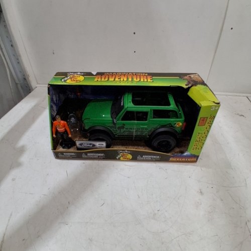4PC BPS IMAGINATION ADVENTURE NEW FORD BRONCO OFF-ROAD PLAYSET - GREEN (MODEL: THK92882-0625/100963240) image 2