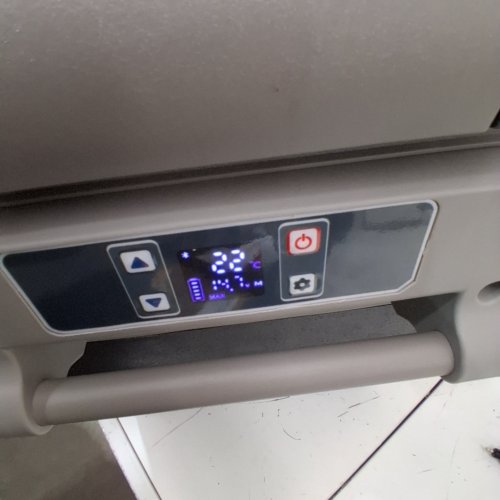 EUHOMY ELECTRIC COOLER CAR REFRIGERATOR WITH BLUETOOTH APP CONTROL - 12V/24V DC - 47QT - BLACK/GREY - (MODEL: CF-45)) image 2