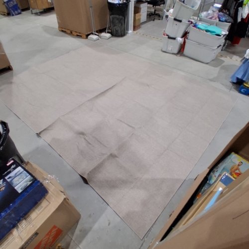 GARVEE MACHINE WASHABLE AREA RUG - 9FT X 12FT - BEIGE image 3