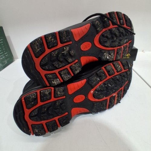 MEN'S SAFETOE SAFETY WORK BOOTS -SIZE 13 - BLACK (STYLE: M-8565) image 3
