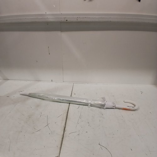 BUBBLE CLEAR UMBRELLA - 32" - CLEAR/WHITE image 2