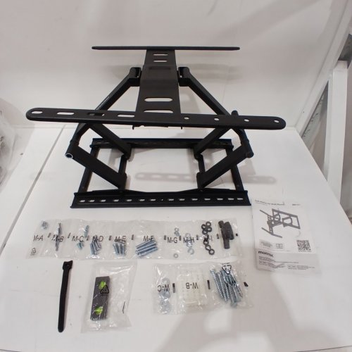 MONTEK FULL MOTION TV WALL MOUNT FOR 23"–65" FLAT & CURVED TVS - HOLDS UP TO 77LBS - BLACK (MODEL: HW1267BK) image 3