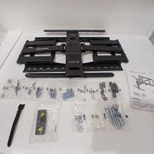 MONTEK FULL MOTION TV WALL MOUNT FOR 23"–65" FLAT & CURVED TVS - HOLDS UP TO 77LBS - BLACK (MODEL: HW1267BK) image 5