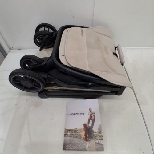 UPPABABY MINU V3 LIGHTWEIGHT FOLDABLE STROLLER - ADA (SANDSTONE MÉLANGE) (MODEL: 0803-MIN-NA-ADA) image 2
