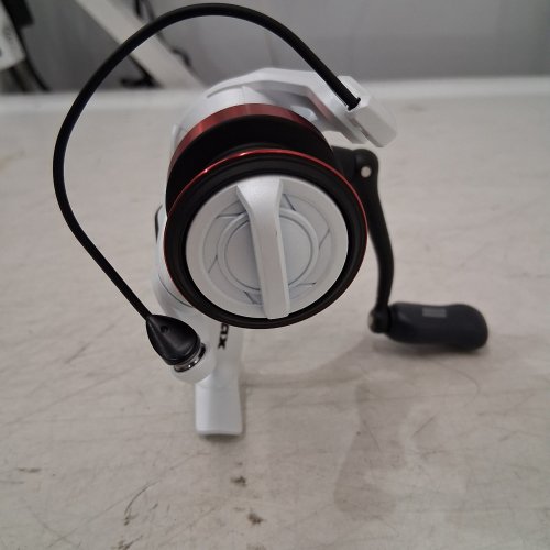 ABU GARCIA MAX PRO SPINNING FISHING REEL - 6.2:1 - AMBIDEXTROUS - BLACK/RED/WHITE (MODEL: MAXPRO2500H) image 6