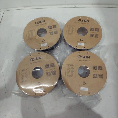 4PK ESUN 3D PRINTER PLA BASIC FILAMENT - 1.75 MM - BLACK image 2