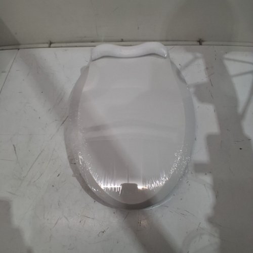 GARVEE ELONGATED SOFT CLOSE TOILET SEAT COVER / LID - 17" - WHITE (MODEL: PHO-0R8LA399) image 2