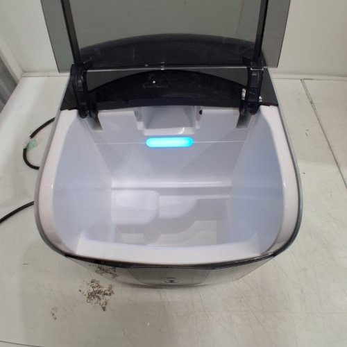 EUHOMY COUNTERTOP SMART NUGGET SELF-CLEANING ICE MAKER WITH APP CONTROL - 135W - 40LB/24HR - BLACK (MODEL: HZB-15NF) image 5