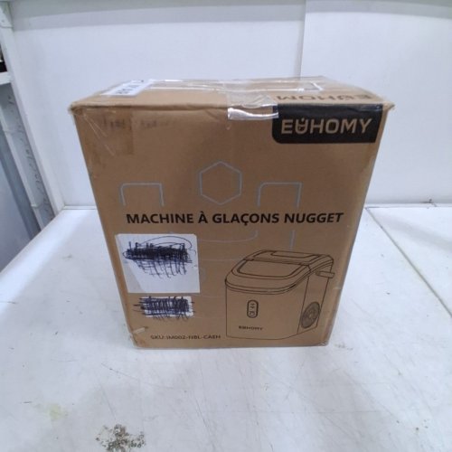 EUHOMY COUNTERTOP NUGGET ICE MAKER - MAKES 34LBS IN A DAY - BLACK (MODEL: IM-12S / IM002-NBL-CAEH) image 7