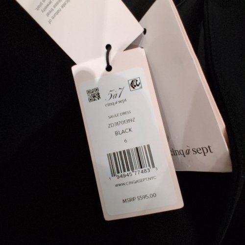 CINQ À SEPT SAULE DRESS BLAZER - SIZE 6 - BLACK (STYLE: ZD31701319Z) image 4
