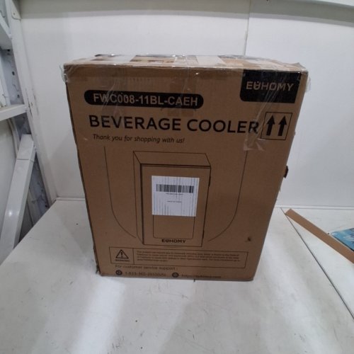 EUHOMY 24 CANS BEVERAGE REFRIGERATOR COOLER - 18L - BLACK (MODEL:FWC008-11) image 6