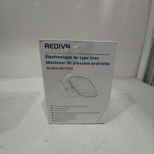 REDIVN ARM TYPE ELECTRONIC BLOOD PRESSURE MONITOR - WHITE/BLACK (MODEL: BSX568) image 5