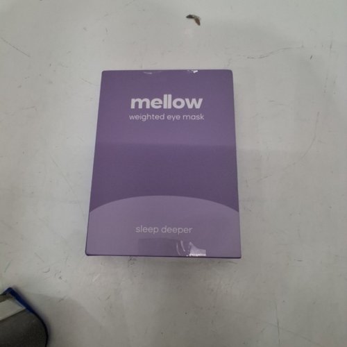MELLOW BLACKOUT DEEP SLEEP WEIGHTED EYE MASK - ONE SIZE FITS MOST - PURPLE image 4