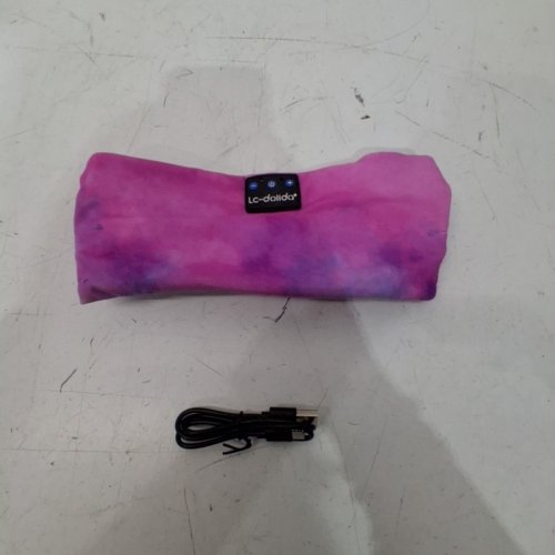 UNISEX LC-DOLIDA BLUETOOTH SPORTS AND SLEEP EYE MASK HEADPHONES - PINK image 3