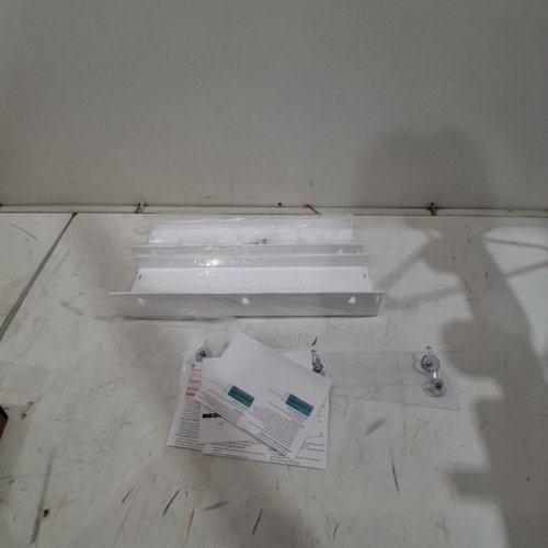 2PC NAVARIS ACRYLIC SHOWER SHELVES - 14.6" X 3.6" X 2" AND 15" X 4" X 2.2" - WHITE (MODEL: NAV0000277Z003C) image 3