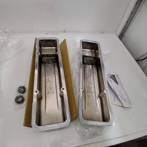 EDELBROCK SIGNATURE SERIES VALVE COVER - CHROME (MODEL: 4449) image 2