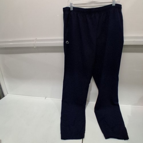 MEN'S LACOSTE LIGHTWEIGHT SPORT PANTS - LARGE - NAVY BLUE image 3