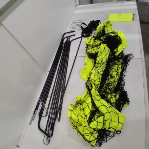 FRANKLIN SPORTS BLACKHAWK BACKYARD OUTDOOR SOCCER POPUP SOCCER NET INDOOR AND OUTDOOR - 9FT X 5FT 6" - GREEN - (MODEL: 30102X) image 2