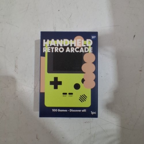 J'ADORE HANDHELD RETRO ARCADE GAME - 100 GAMES - 3.1" X 4.7" - AVOCADO GREEN (MODEL: 851780) image 2