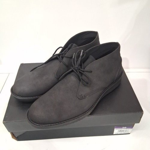 MEN'S KENNETH COLE CHUKKA BOOTS - 10 - BLACK (STYLE: KMS0080N1/8910112) image 2