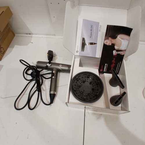 SLOPEHILL PROFESSIONAL IONIC HAIR DRYER WITH DIFFUSER AND TWO CONCENTRATORS - 2000W - 110,000 R/M - DARK GREY (MODEL: QN8010CE). image 3