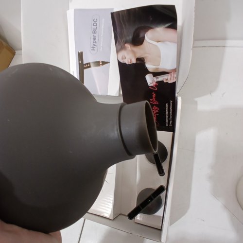 SLOPEHILL PROFESSIONAL IONIC HAIR DRYER WITH DIFFUSER AND TWO CONCENTRATORS - 2000W - 110,000 R/M - DARK GREY (MODEL: QN8010CE). image 4