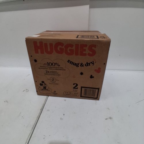 234PK MICKEY MOUSE HUGGIES SNUG AND DRY BABY DIAPERS - SIZE 2 (12-18LBS) image 2