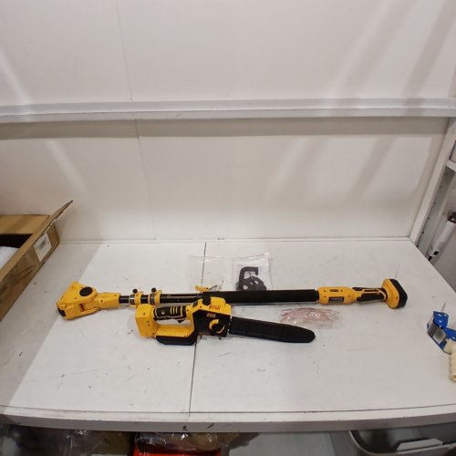 2-IN-1 CORDLESS POLE SAW AND CHAINSAW - 14.5FT MAX - 10" - BLACK/YELLOW image 3