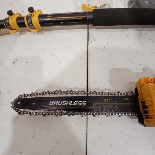 2-IN-1 CORDLESS POLE SAW AND CHAINSAW - 14.5FT MAX - 10" - BLACK/YELLOW image 5