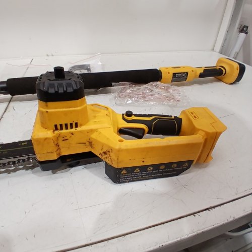 2-IN-1 CORDLESS POLE SAW AND CHAINSAW - 14.5FT MAX - 10" - BLACK/YELLOW image 6