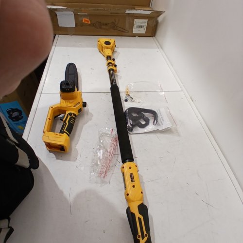 2-IN-1 CORDLESS POLE SAW AND CHAINSAW - 14.5FT MAX - 10" - BLACK/YELLOW image 8