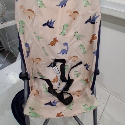 COSCO KIDS UMBRELLA STROLLER WITH CANOPY - 40LBS MAX - NEUTRAL DINO (MODEL: 01218CNDO) image 4