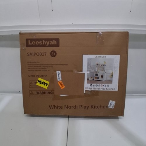 LEESHYAH WOODEN PLAY KITCHEN SET WITH REALISTIC FEATURES - FOR AGES 3+ - WHITE (MODEL: SAIPO001) image 6
