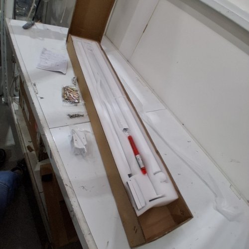 HIDALIFE HANDRAILS FOR OUTDOOR STEPS- FIT 3 STEPS (40") - WHITE image 2