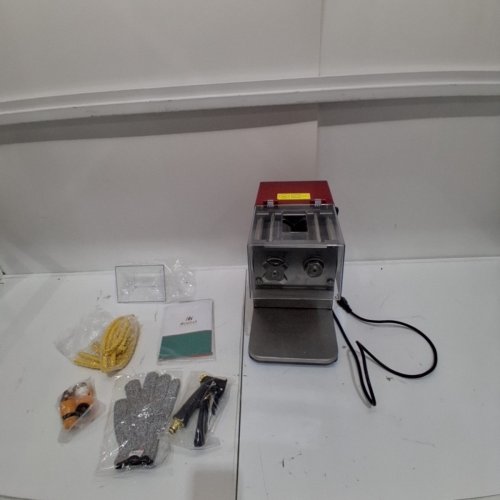 COMMERCIAL MEAT CUTTING MACHINE WITH 2.5MM BLADE 850W - RED (MODEL: DQ-90) image 3