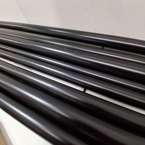 VEVOR ADJUSTABLE DOUBLE 1" CURTAIN RODS - 72" - 144" LONG - BLACK (MODEL: ‎TW-R72/144) image 3