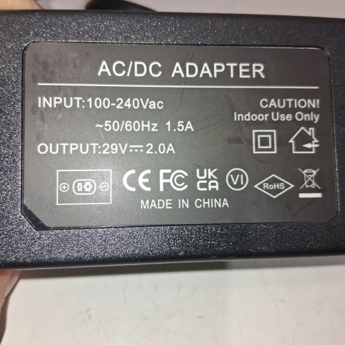 SOPITO RECLINER POWER SUPPLY REPLACEMENT 2 PIN AC/DC ADAPTER - 100V-240V - 50/60HZ - BLACK image 3