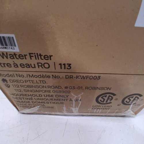 DREO 7-IN-1 REVERSE OSMOSIS WATER FILTER COUNTERTOP RO FILTRATION SYSTEM WITH SELF-CLEANING WATER PURIFIER - 5L - WHITE (MODEL: DR-KWF003) image 2
