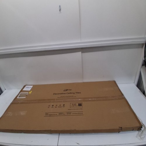 24PK LOOYEE PVC WATERPROOF AND WASHABLE FIRE-RATED DROP CEILING TILES - 24" X 48" - WHITE image 4