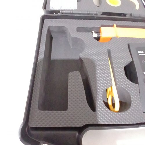 ZOERAX 11 IN 1 PROFESSIONAL RJ45 WIRE ELECTRICAL CRIMP TOOL KIT CAT6 PASS THROUGH CONNECTORS AND BOOTS - MULTICOLOR image 4