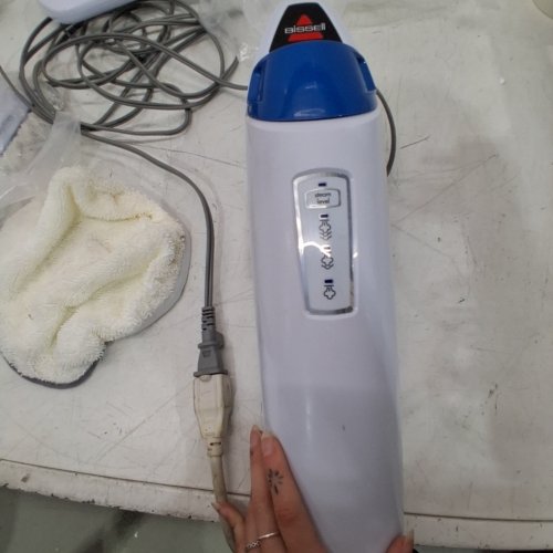 BISSELL POWERFRESH STEAM MOP - WHITE/BLUE (MODEL: 1940d) image 2