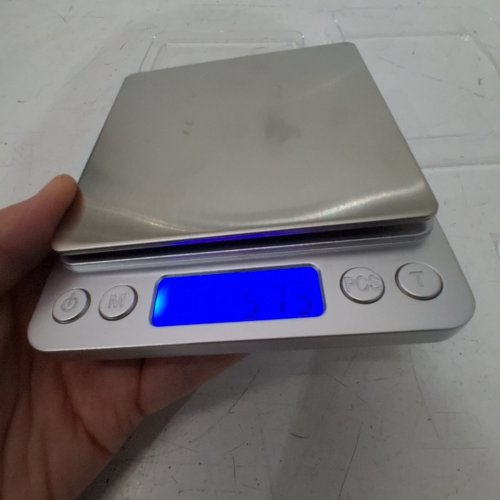 SUPERIOR MINI DIGITAL PLATFORM SCALE, 1-2000, BATTERIES OPERATED (2XAA), STAINLESS STEEL. image 2